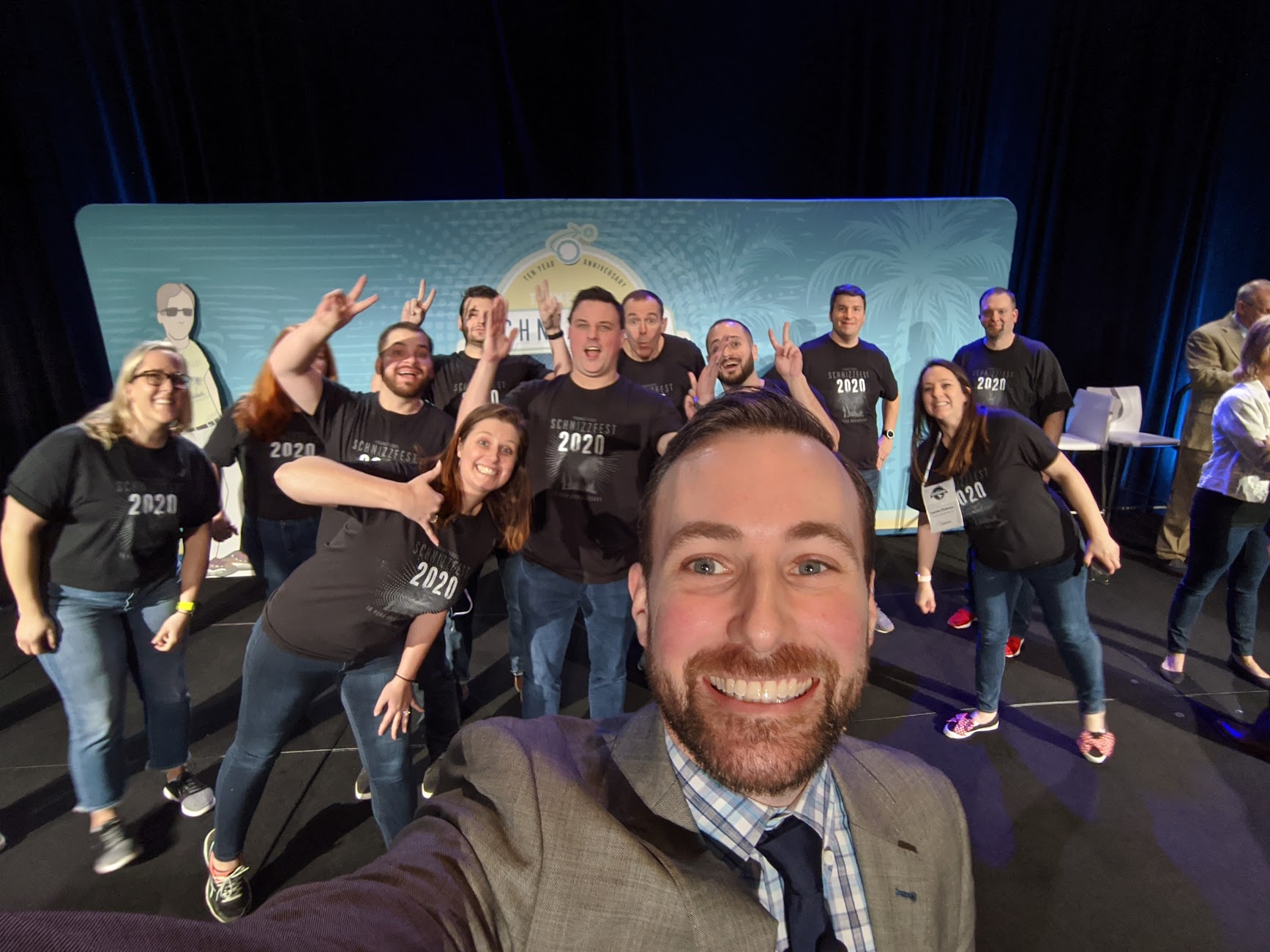 Bob Penland with team